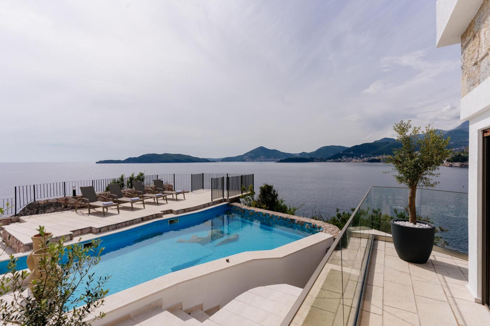 Blanche Cliff Apartments Sveti Stefan Zewnętrze zdjęcie