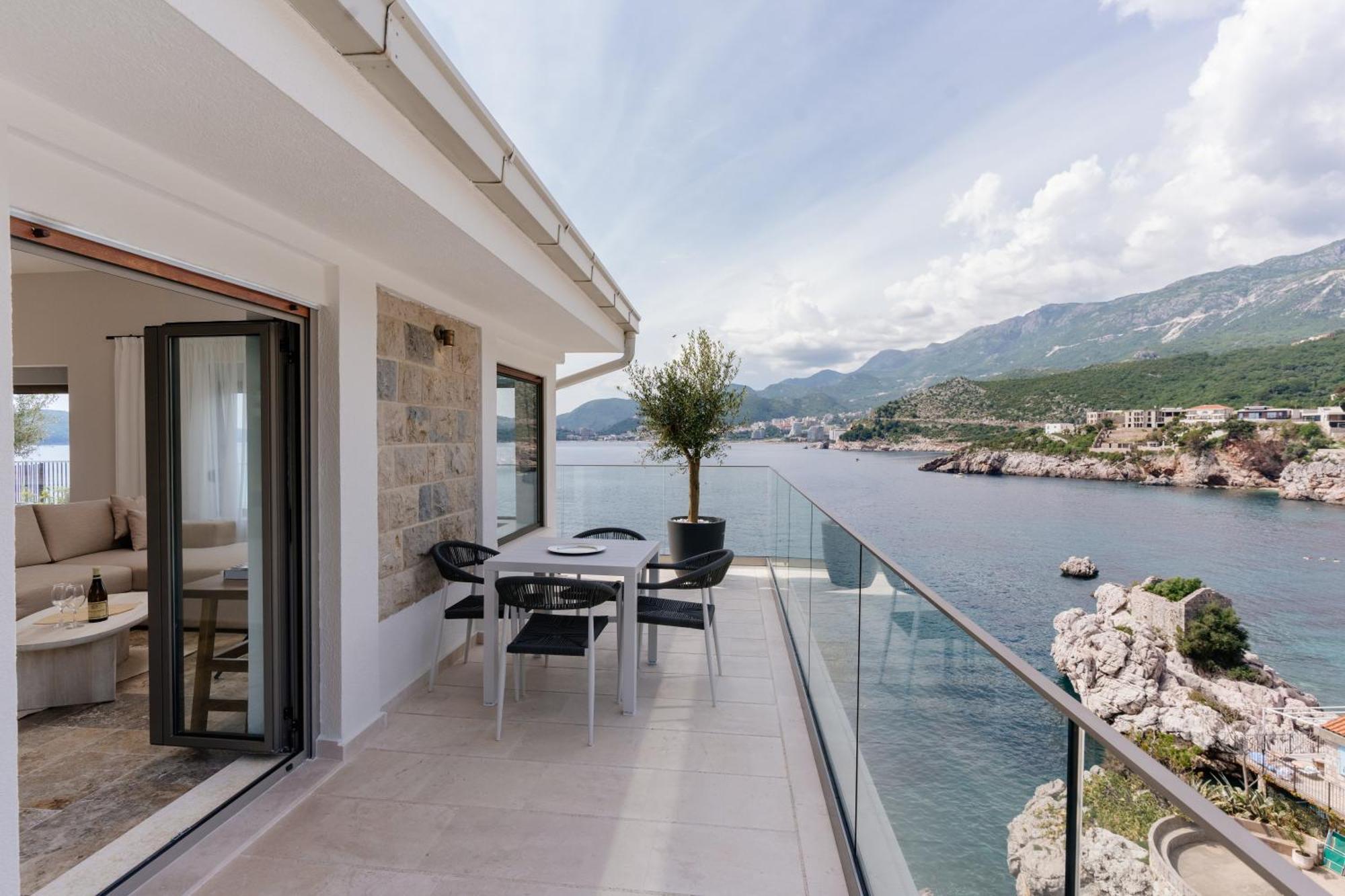 Blanche Cliff Apartments Sveti Stefan Zewnętrze zdjęcie